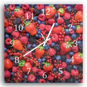 Wandklok 30x30 Zomerfruit