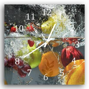 Wandklok 30x30 Fruit Splash