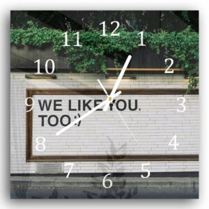 Wandklok 30x30 We Like You To