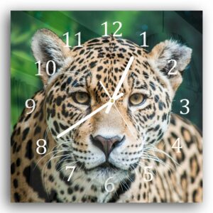 Wandklok 30x30 Jaguar