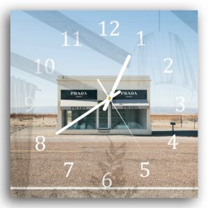 Wandklok 30x30 Prada Marfa