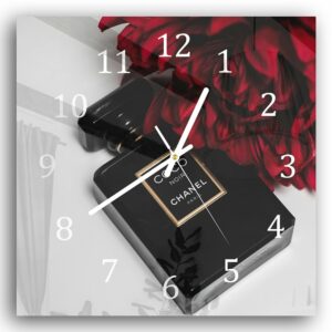 Wandklok 30x30 Coco Chanel Parfum