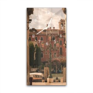 Wandklok 30x60 Straat van Venetië