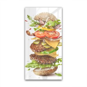 Wandklok 30x60 Zwevende Burger