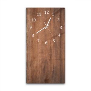 Wandklok 30x60 Oud Bruin Hout