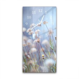 Wandklok 30x60 Mistige Bloemenweide