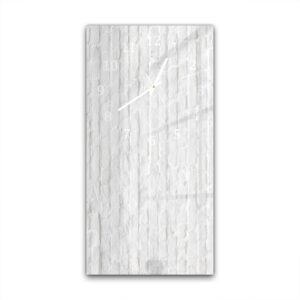 Wandklok 30x60 Witte Stenen Muur