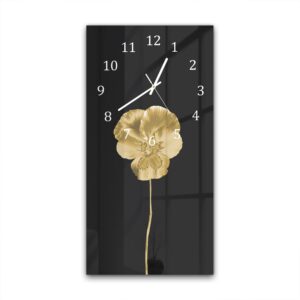 Wandklok 30x60 Gouden Viooltje