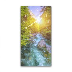 Wandklok 30x60 Kristalhelder Bergwater