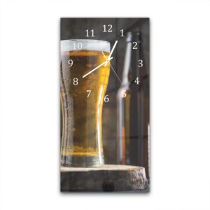 Wandklok 30x60 Koud Glas Bier