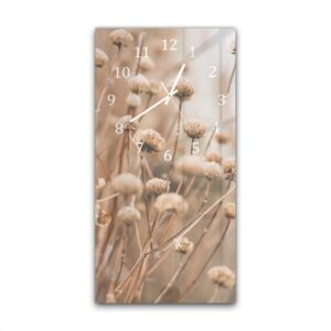 Wandklok 30x60 Winterse Droogbloemen