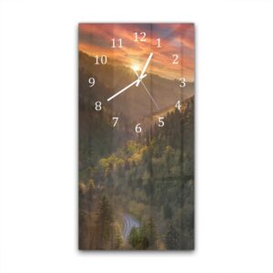 Wandklok 30x60 Great Smoky Mountains in Amerika