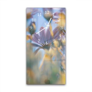 Wandklok 30x60 Margriet Bloemen