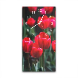 Wandklok 30x60 Tulpen in het Veld