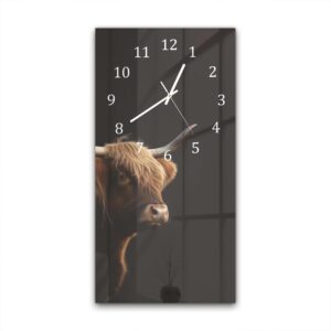 Wandklok 30x60 Schotse Hooglander