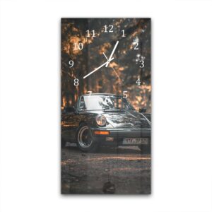 Wandklok 30x60 Vintage Porsche