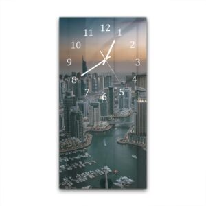 Wandklok 30x60 Dubai Marina