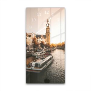 Wandklok 30x60 Amsterdamse Herfst