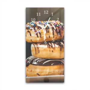 Wandklok 30x60 Donuts