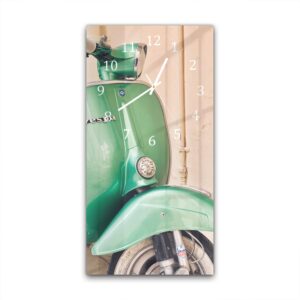 Wandklok 30x60 Voorkant Vespa