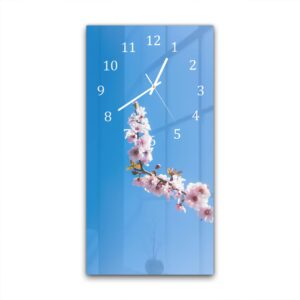 Wandklok 30x60 Lente bloesem