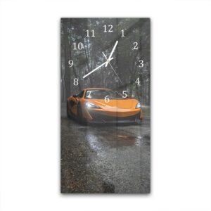 Wandklok 30x60 McLaren Vooraanzicht