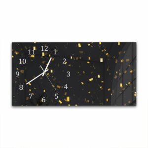 Wandklok 60x30 Gouden Confetti