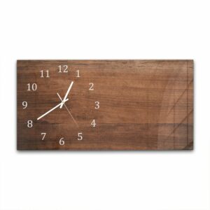 Wandklok 60x30 Oud Bruin Hout