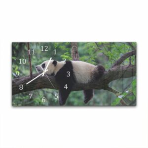 Wandklok 60x30 Panda