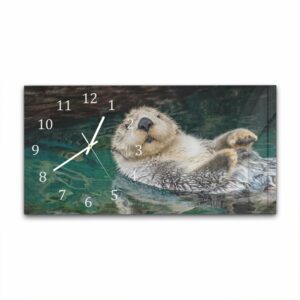 Wandklok 60x30 Zeeotter