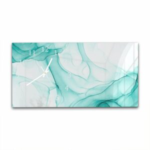 Wandklok 60x30 Aqua Marmer