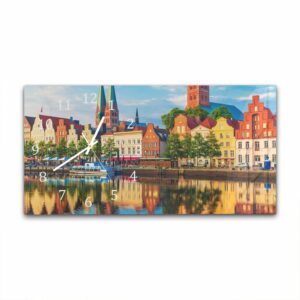 Wandklok 60x30 Lübeck aan het Water