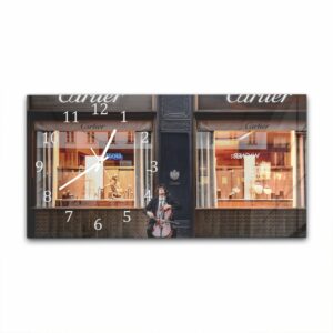 Wandklok 60x30 Cartier Winkel