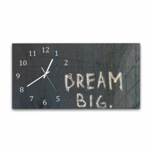 Wandklok 60x30 Dream Big