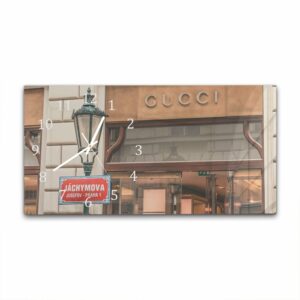 Wandklok 60x30 Gucci Winkel Front